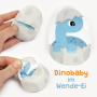 Tissu coton panneau dinosaures Dino Friends Kullaloo Cut & Sew