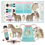 Kullaloo Cut & Sew Paneel Horse Love Katoen