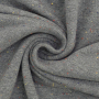 Zachte sweatshirtstof Cosy Colors, donkergrijs