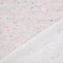 Tissu sweat doux moucheté Cosy Colors, gris clair chiné