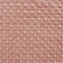 Tissu polaire minky doux à pois, vieux rose millennial