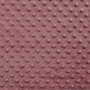 Fleece stof Minky Dots, oudroze