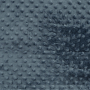 Fleece stof Minky Dots, grijsblauw