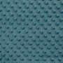Tissu polaire minky doux à pois, bleu pétrole