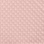 Tissu polaire minky doux à pois, rose