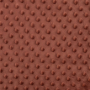 Fleece stof Minky Dots, roestrood