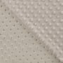 Kuschelfleece Minky Dots, silbergrau