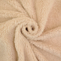 Kuschelteddystoff, beige