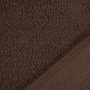 Tissu sherpa peluche teddy, marron foncé