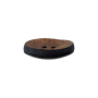 Bouton couture cuir recyclé 20 mm 4 trous, uni