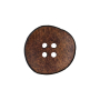 Bouton couture cuir recyclé, 23 mm 4 trous, uni