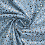 Lichte jeansstof chambray Golden Leo, lichtblauw