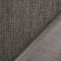 Tissu imperméable extérieur léger Melanie uni, marron gris chiné