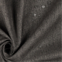 Tissu imperméable extérieur léger Melanie uni, marron gris chiné