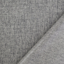 Tissu imperméable extérieur léger Melanie uni, gris clair chiné