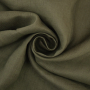 Tissu lin Mila, vert kaki