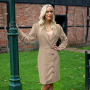 Linnen Mix, donkerbeige