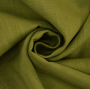 Tissu lin coton, vert gazon