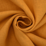 Tissu lin coton, jaune miel