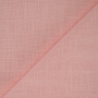Tissu lin coton, rose
