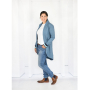 Lillesol Women No. 46 Long-Cardigan mit Schalkragen Paper pattern, german