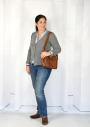 Lillesol Women No. 59 Basic-Strickjacke Paper pattern, German