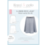 Lillesol Women No. 66 A-Linien-Rock Alba paper pattern, Duits