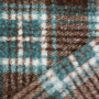 Tissu bouclette karo, marron