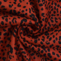 Coat fabric Glasgow Leo, donkerterracotta