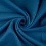 Tissu viscose polyester pour manteau uni, bleu pétrole foncé