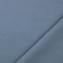 Tissu viscose polyester pour manteau uni, bleu fumé
