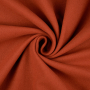 Tissu viscose polyester pour manteau uni, rouge rouille