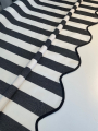 Zonweringdoek / outdoorstof, 160 cm, antracietgrijs gemêleerd, wit