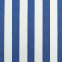 Awning / outdoor fabric, 160 cm, blue / white