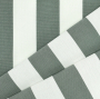 Zonweringdoek / outdoorstof, 160 cm, donkergrijs / wit