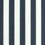 Zonweringdoek / outdoorstof 160 cm, marineblauw / wit