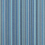 Toile store banne extérieur 160cm déperlant, à fines rayures, bleu