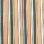 Toile store banne extérieur 160cm déperlant, à rayures Retro Stripes, marron