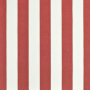 Awning / outdoor fabric, 160 cm, red / white