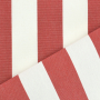 Awning / outdoor fabric, 160 cm, red / white