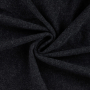 Merino Wollen fleece uni, antracietgrijs