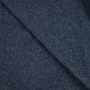Merino wol fleece uni, donkerblauw