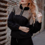 Tissu filet Mesh, noir