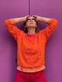 Patron de couture Miou Miou pull Oversize Elissa, format A5, en allemand