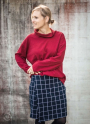 Patron de couture Miou Miou pull Oversize Elissa, format A5, en allemand