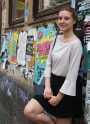 Miou Miou Shirtblouse Nellie, modèle de coupe, en allemand