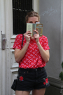 Miou Miou Shirtblouse Nellie, modèle de coupe, en allemand