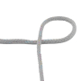 Cordon de serrage coton 5mm, cordon sweat, brillant multicolore, gris