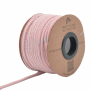 Cordon de serrage coton 5mm, cordon sweat, brillant multicolore, rose millennial