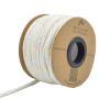 Cordon de serrage coton 5mm, cordon sweat, brillant multicolore, blanc